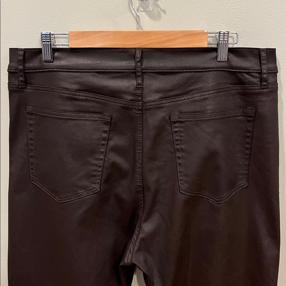 Loft The Kick Crop Brown Pants - Picture 5 of 8